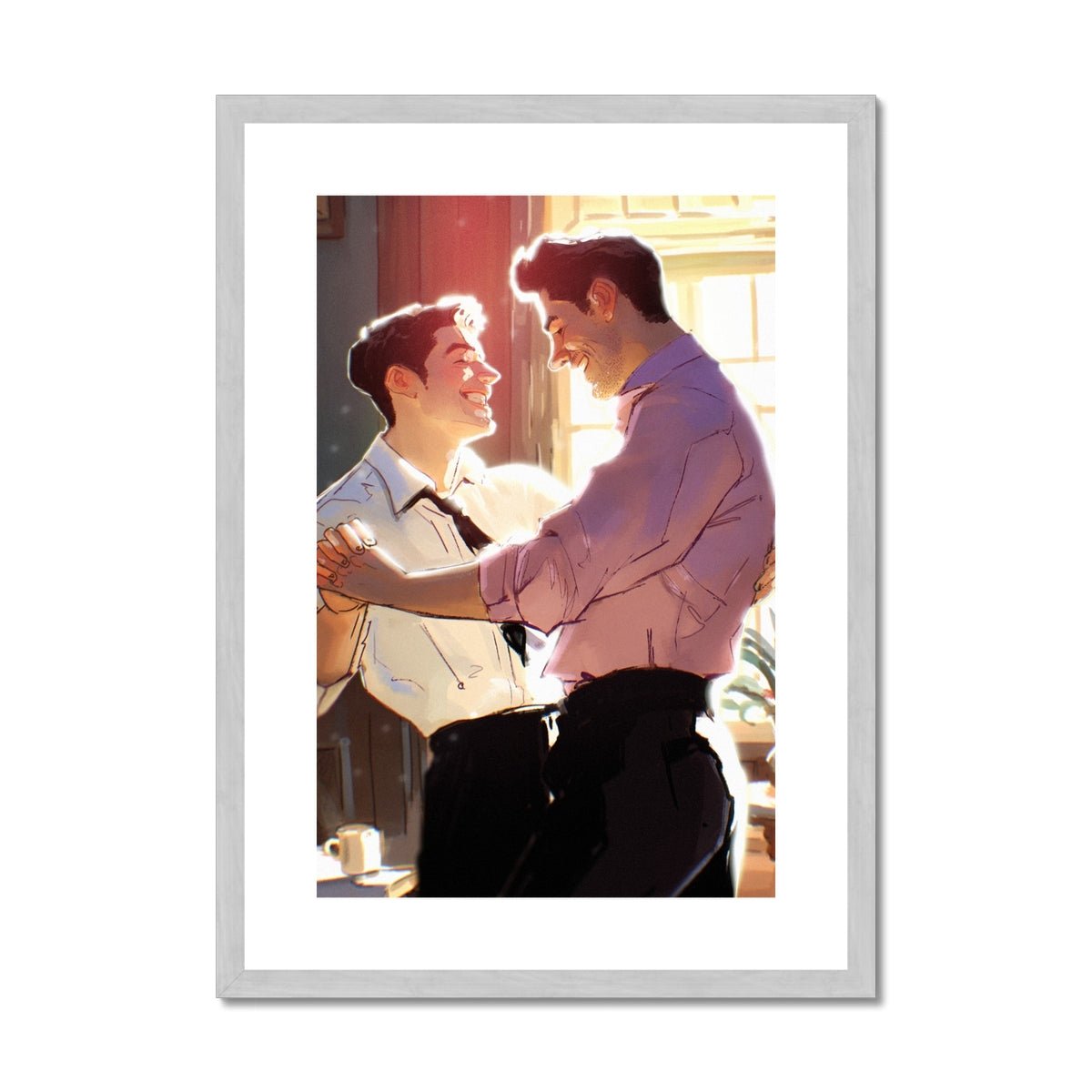 Our Song Antique Framed & Mounted Print - Ego Rodriguez Shop