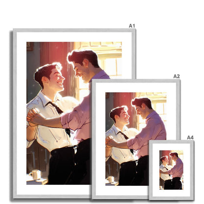 Our Song Antique Framed & Mounted Print - Ego Rodriguez Shop