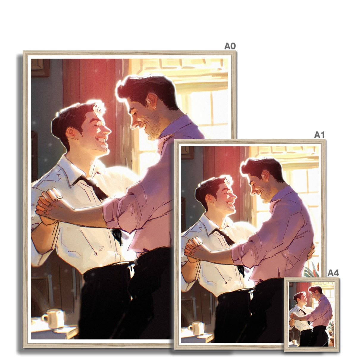 Our Song Framed Print - Ego Rodriguez Shop