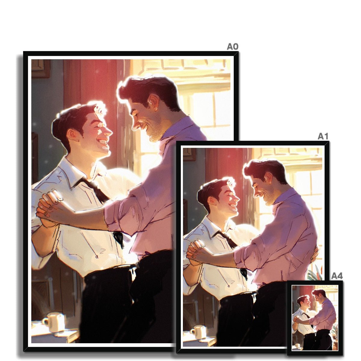 Our Song Framed Print - Ego Rodriguez Shop