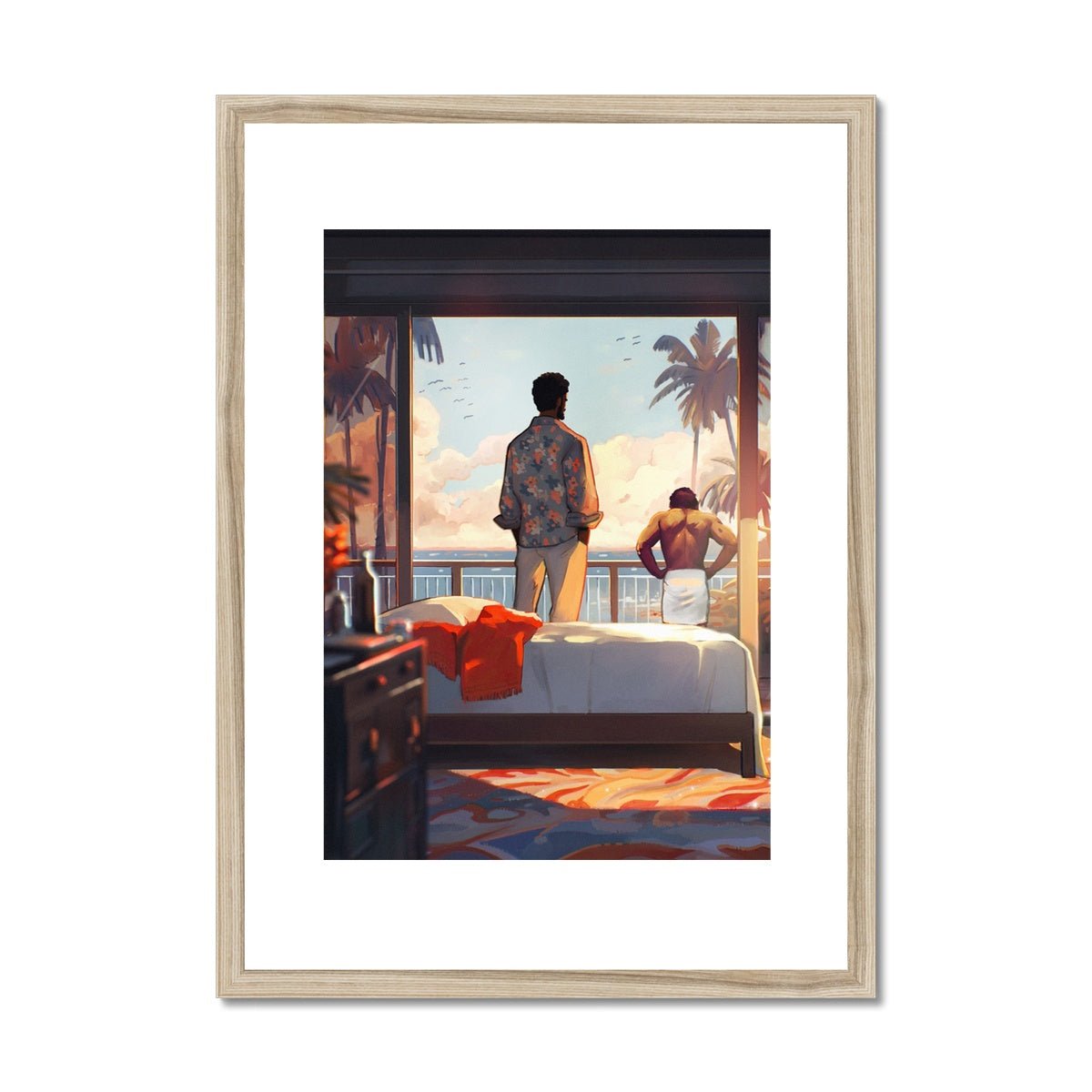 Pacific Hour Framed & Mounted Print - Ego Rodriguez Shop