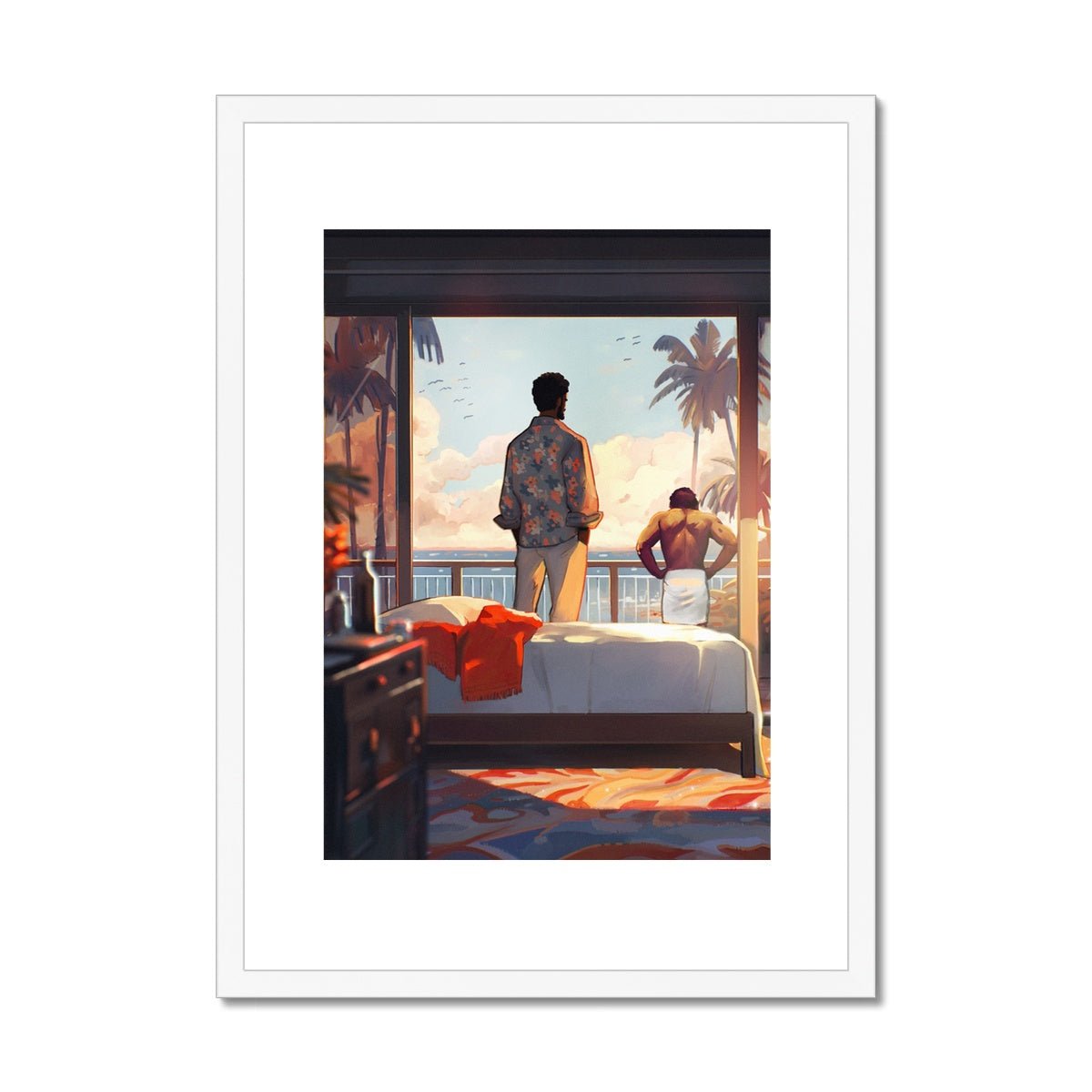 Pacific Hour Framed & Mounted Print - Ego Rodriguez Shop