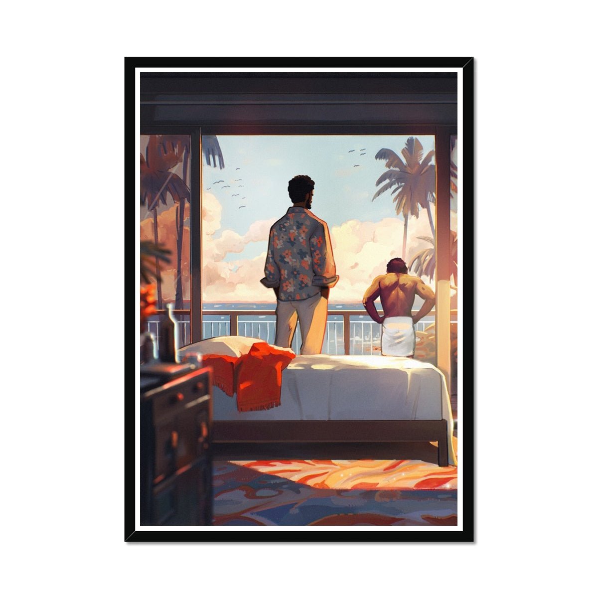 Pacific Hour Framed Print - Ego Rodriguez Shop