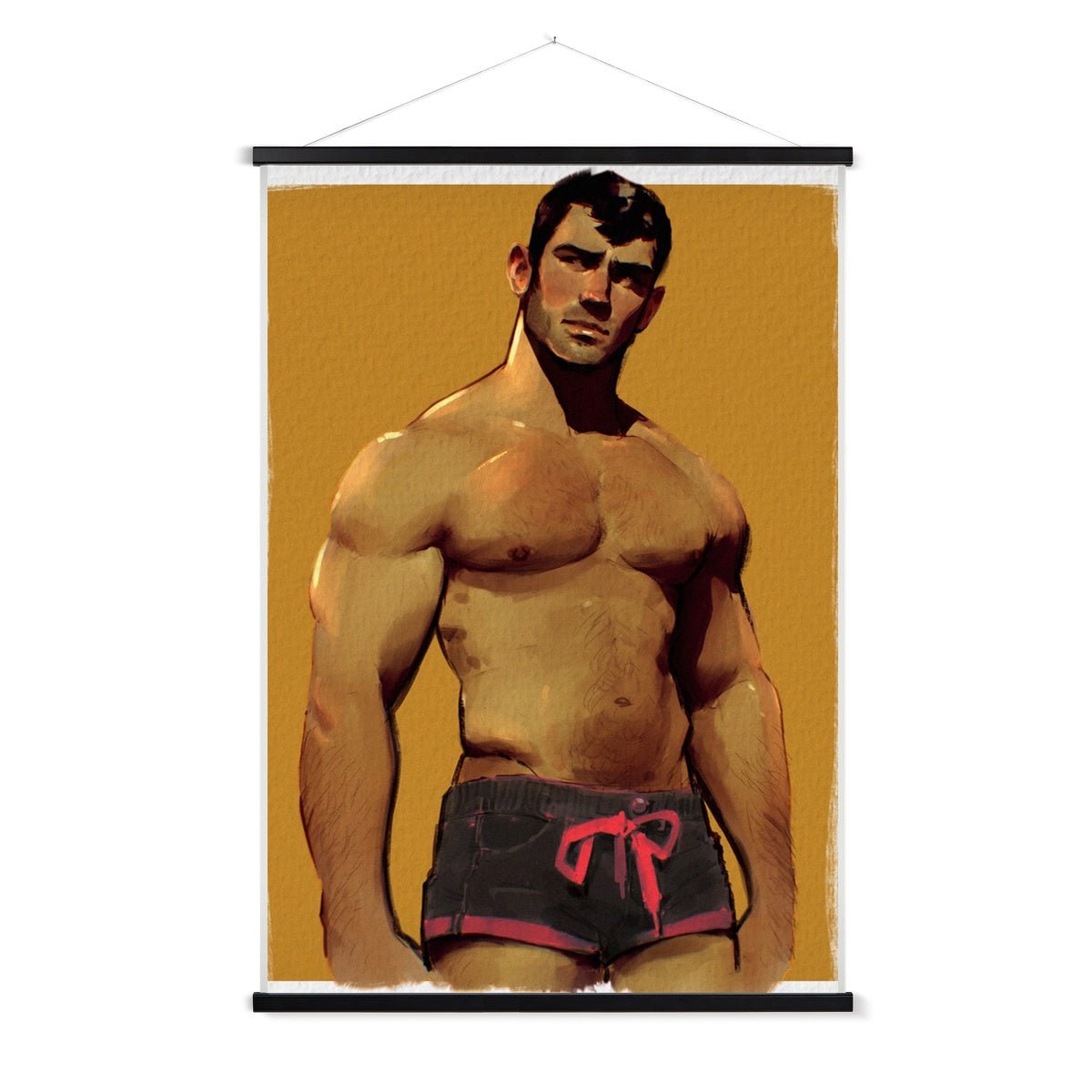 Pool Boy Fine Art Print with Hanger - Ego Rodriguez Shop