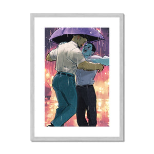 Rain Antique Framed & Mounted Print - Ego Rodriguez Shop