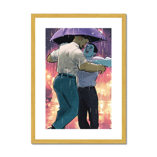 Rain Antique Framed & Mounted Print - Ego Rodriguez Shop