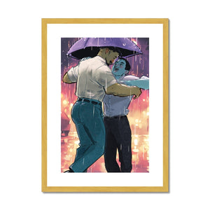 Rain Antique Framed & Mounted Print - Ego Rodriguez Shop