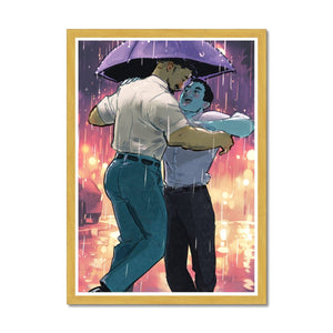 Rain Antique Framed Print - Ego Rodriguez Shop