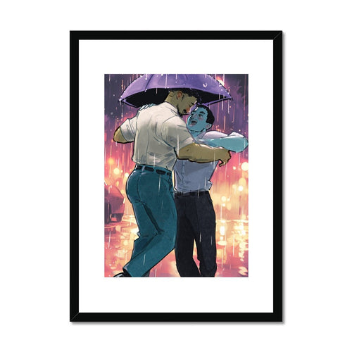 Rain Framed & Mounted Print - Ego Rodriguez Shop