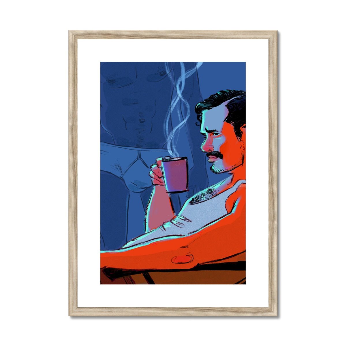 Rainy Day Framed & Mounted Print - Ego Rodriguez Shop