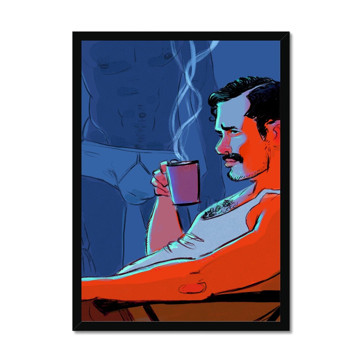 Rainy Day Framed Print - Ego Rodriguez Shop