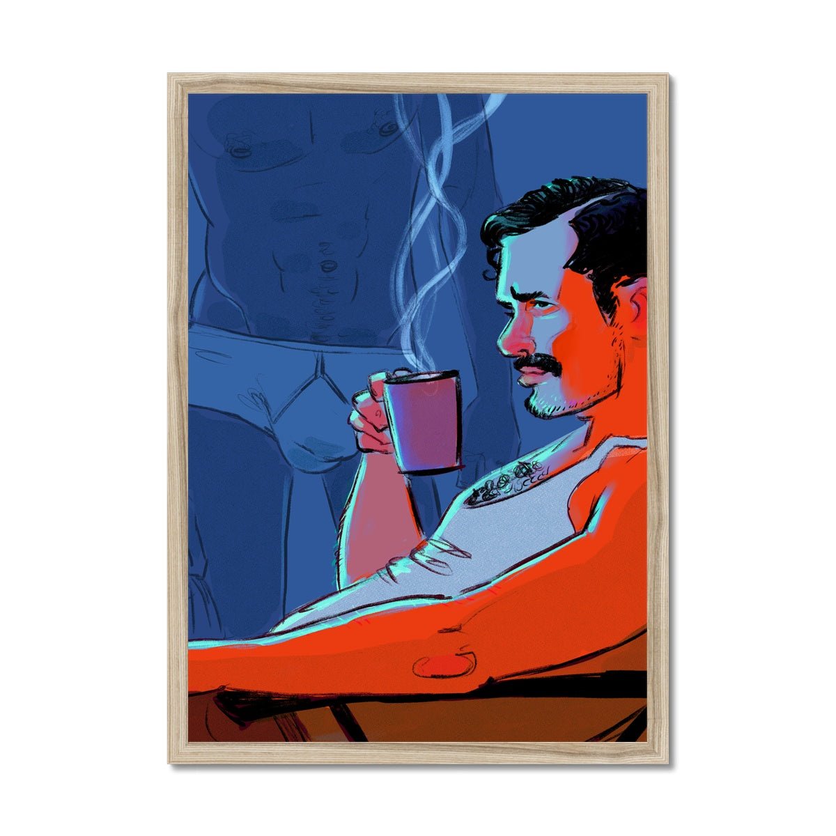 Rainy Day Framed Print - Ego Rodriguez Shop