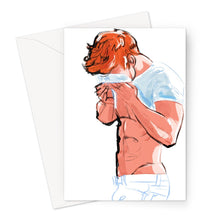 Load image into Gallery viewer, Red Greeting Card - Ego Rodriguez Shop
