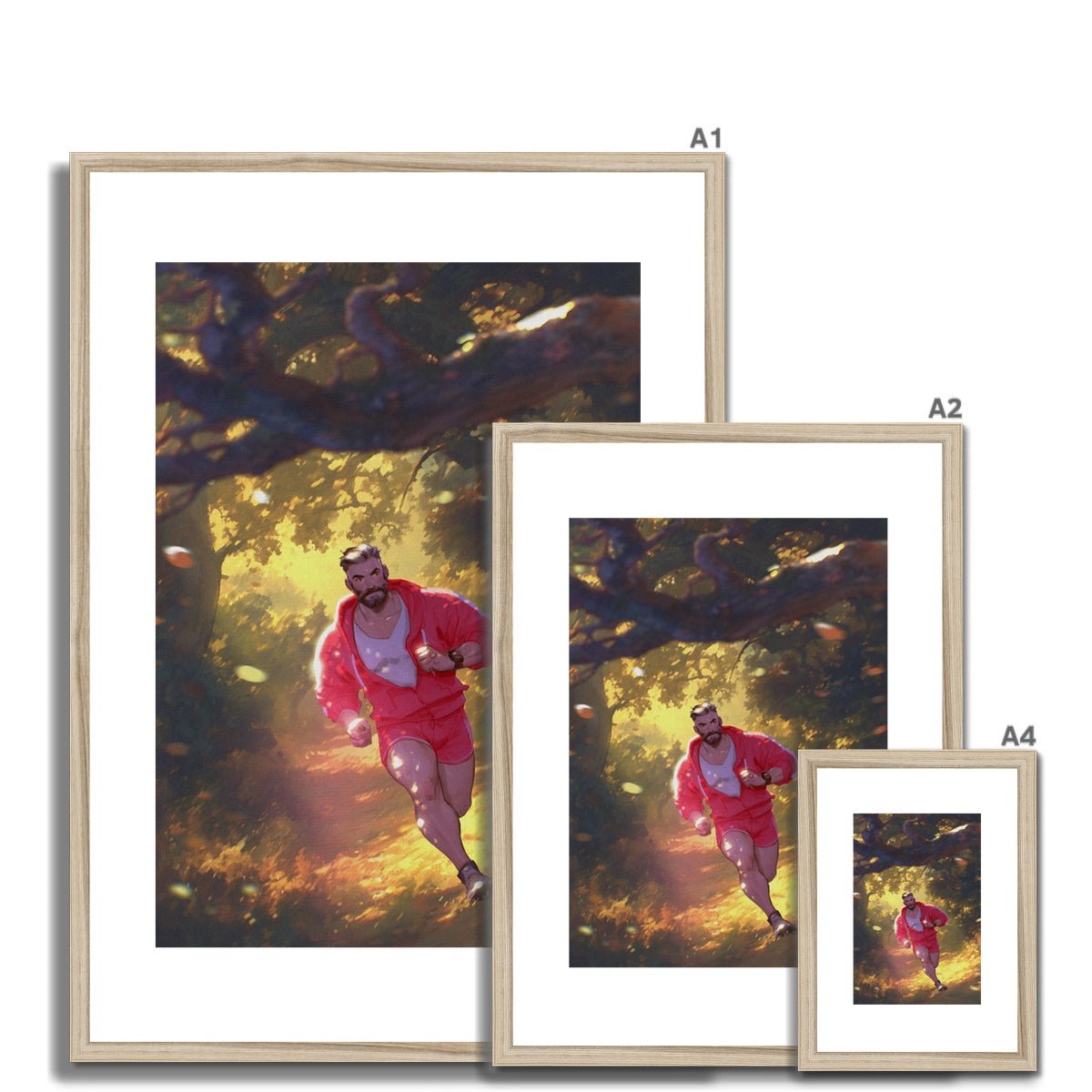 Red Riding Hood Framed & Mounted Print - Ego Rodriguez Shop