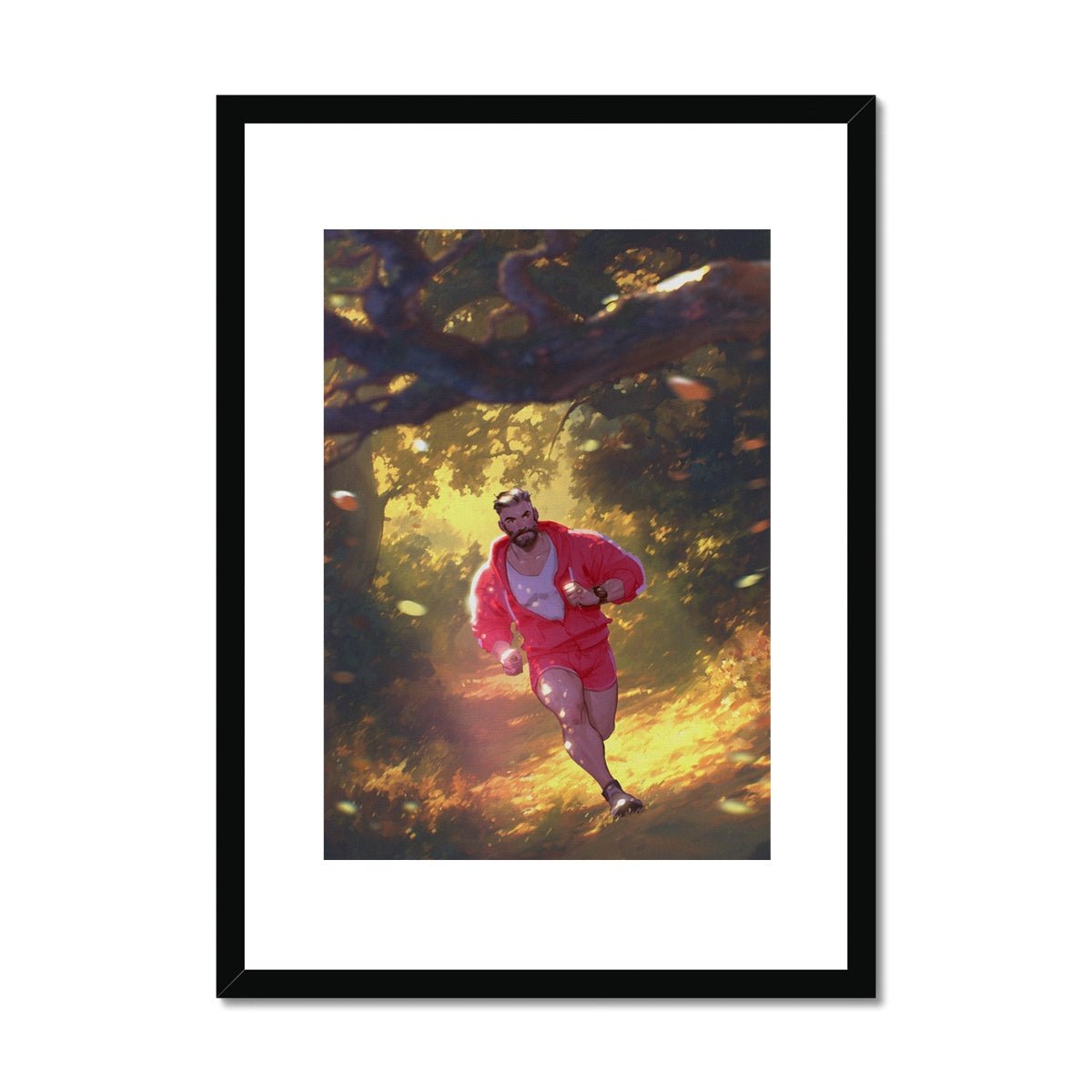 Red Riding Hood Framed & Mounted Print - Ego Rodriguez Shop