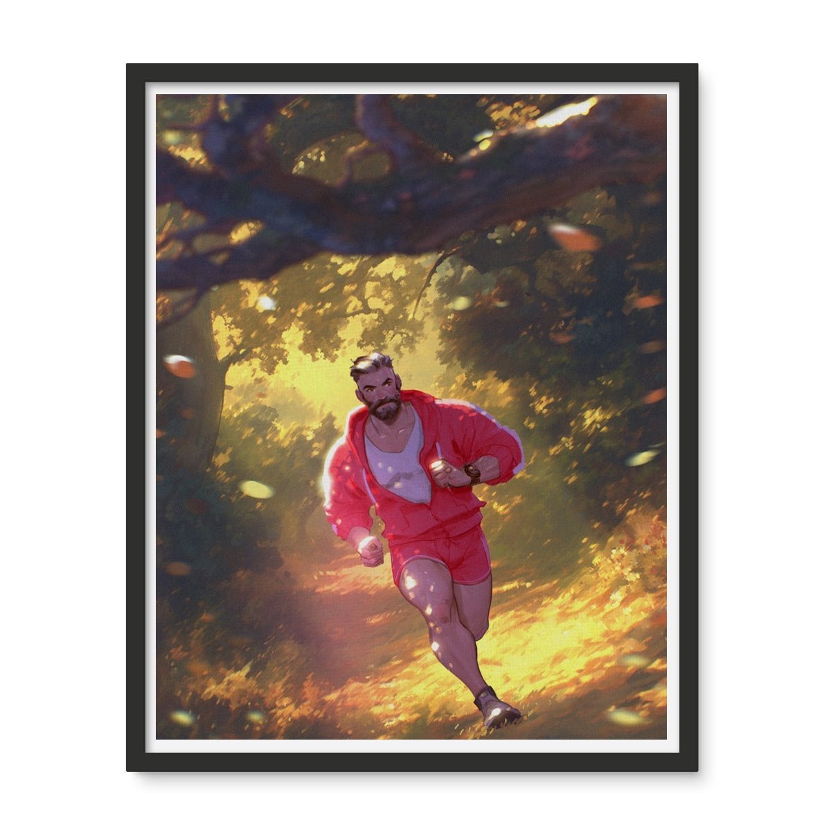 Red Riding Hood Framed Photo Tile - Ego Rodriguez Shop