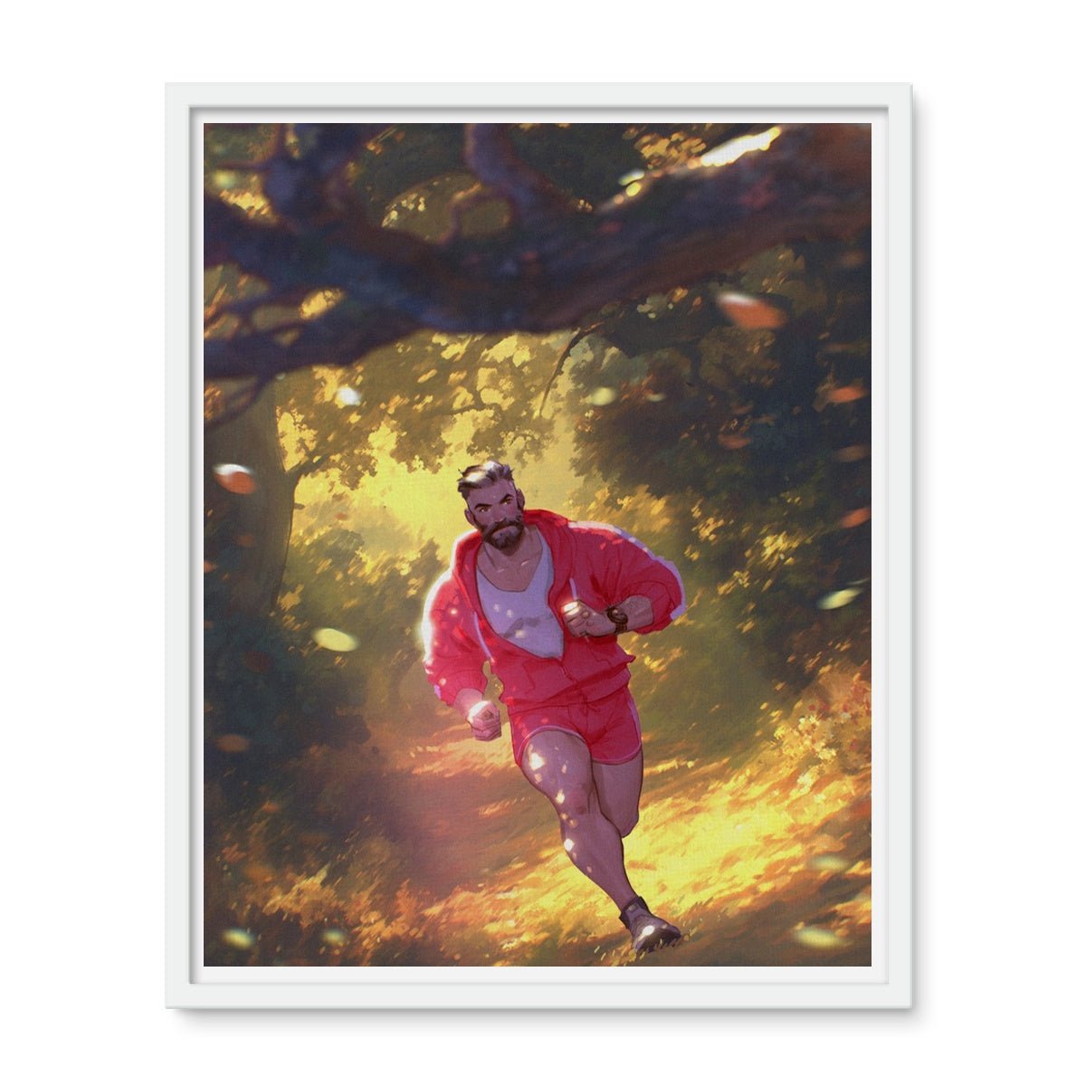 Red Riding Hood Framed Photo Tile - Ego Rodriguez Shop