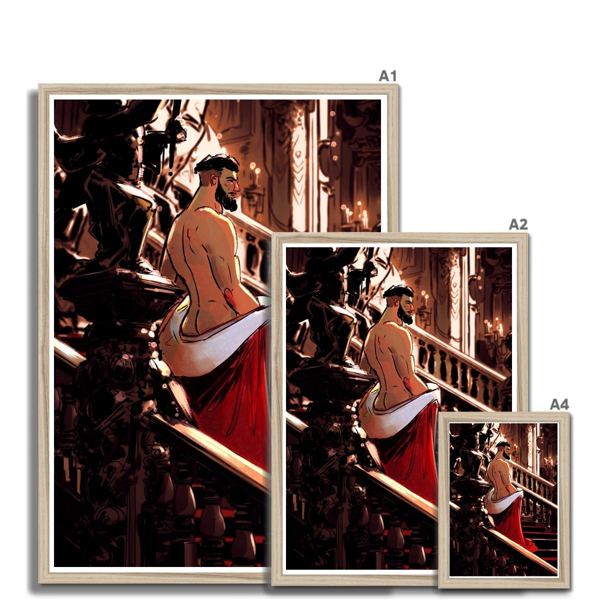 Regal Framed Print - Ego Rodriguez Shop