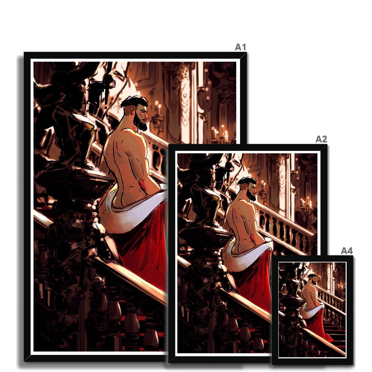 Regal Framed Print - Ego Rodriguez Shop