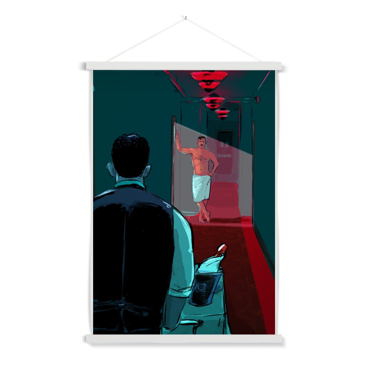 Room Service Fine Art Print with Hanger - Ego Rodriguez Shop
