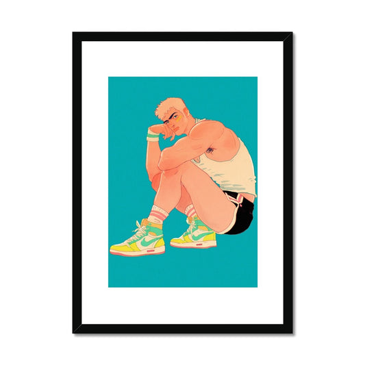 Runner Framed & Mounted Print - Ego Rodriguez Shop