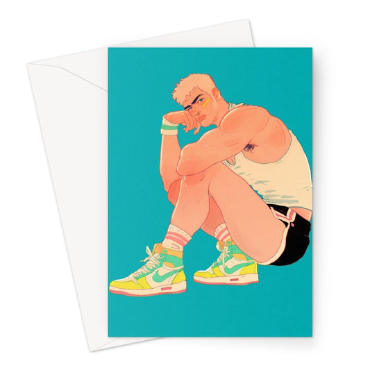 Runner Greeting Card - Ego Rodriguez Shop