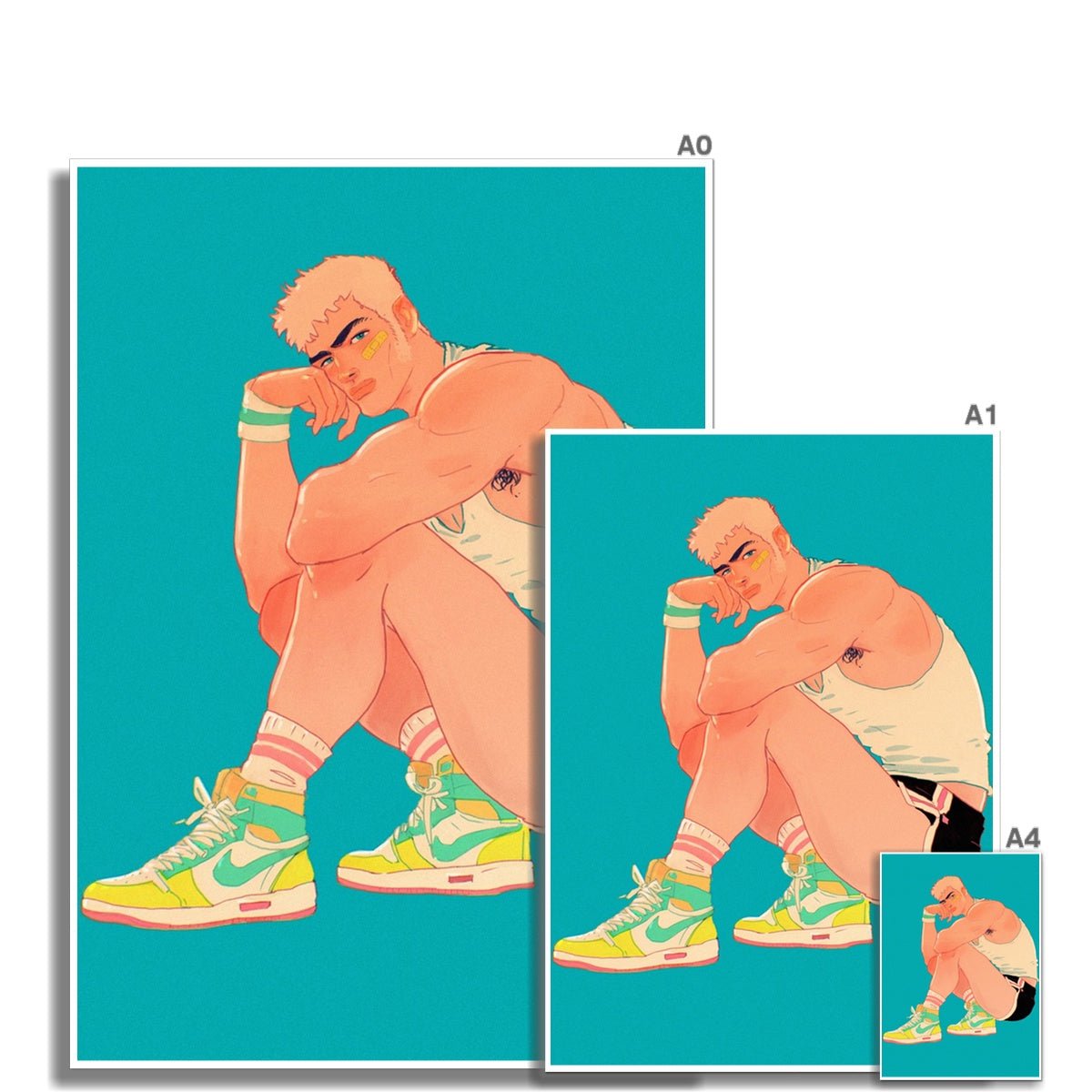 Runner Hahnemühle German Etching Print - Ego Rodriguez Shop