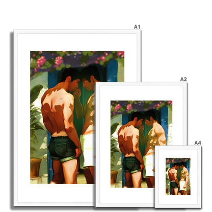 Sardinia Framed & Mounted Print - Ego Rodriguez Shop