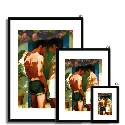 Sardinia Framed & Mounted Print - Ego Rodriguez Shop