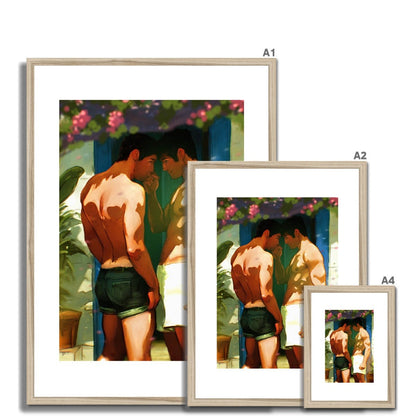 Sardinia Framed & Mounted Print - Ego Rodriguez Shop