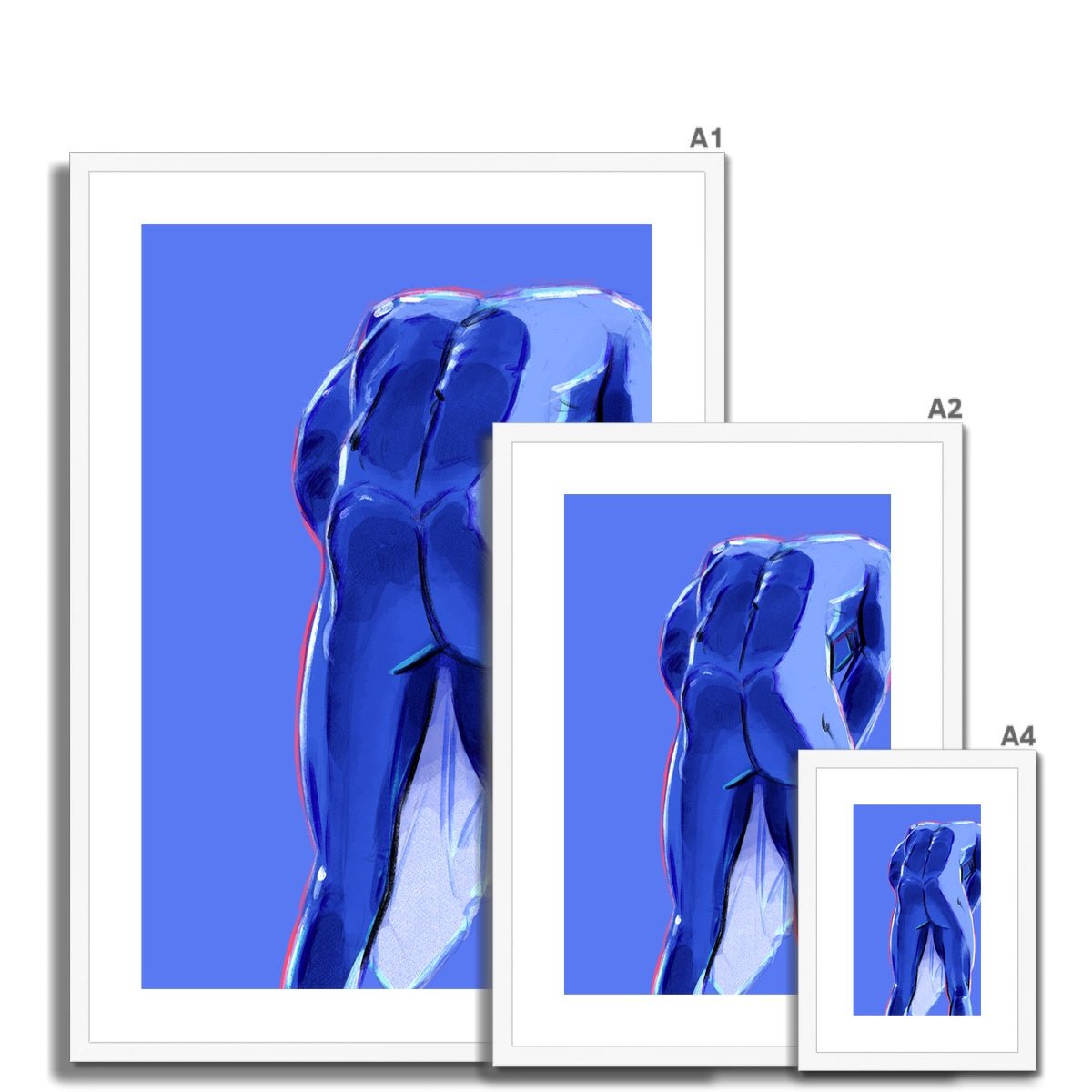 Selene Framed & Mounted Print - Ego Rodriguez Shop