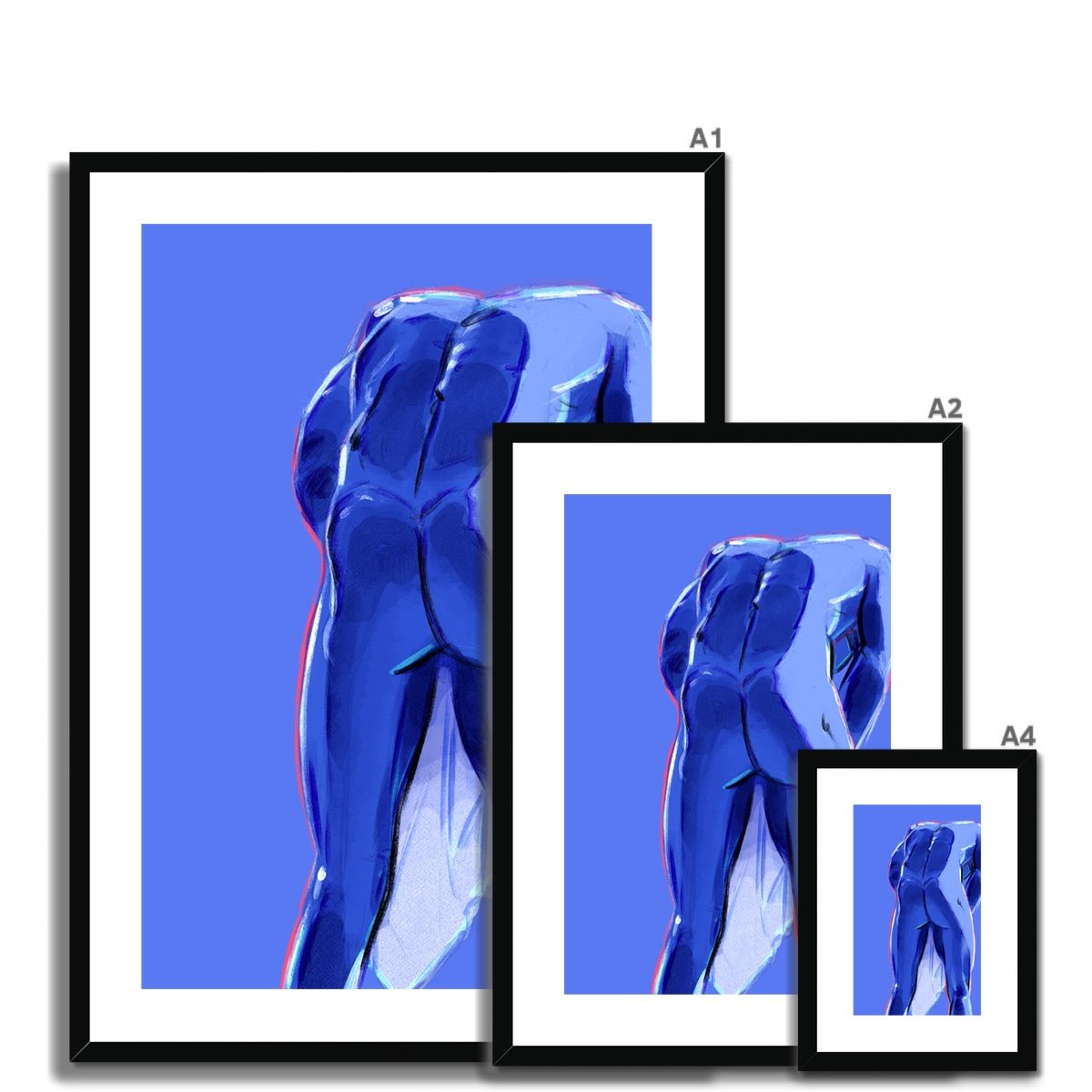 Selene Framed & Mounted Print - Ego Rodriguez Shop