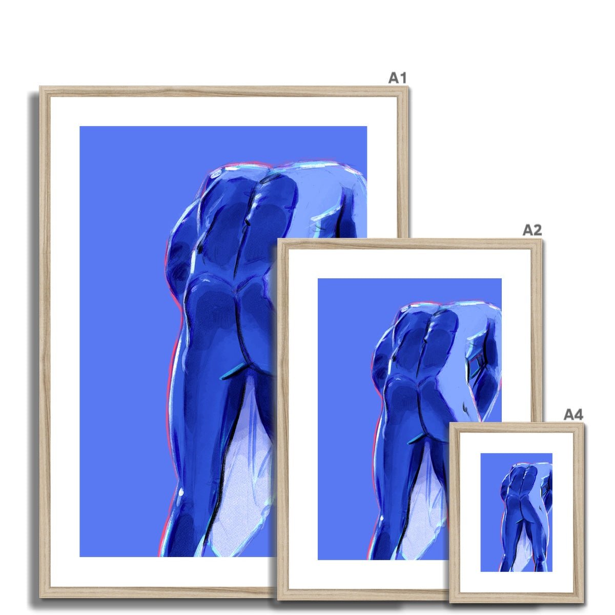 Selene Framed & Mounted Print - Ego Rodriguez Shop