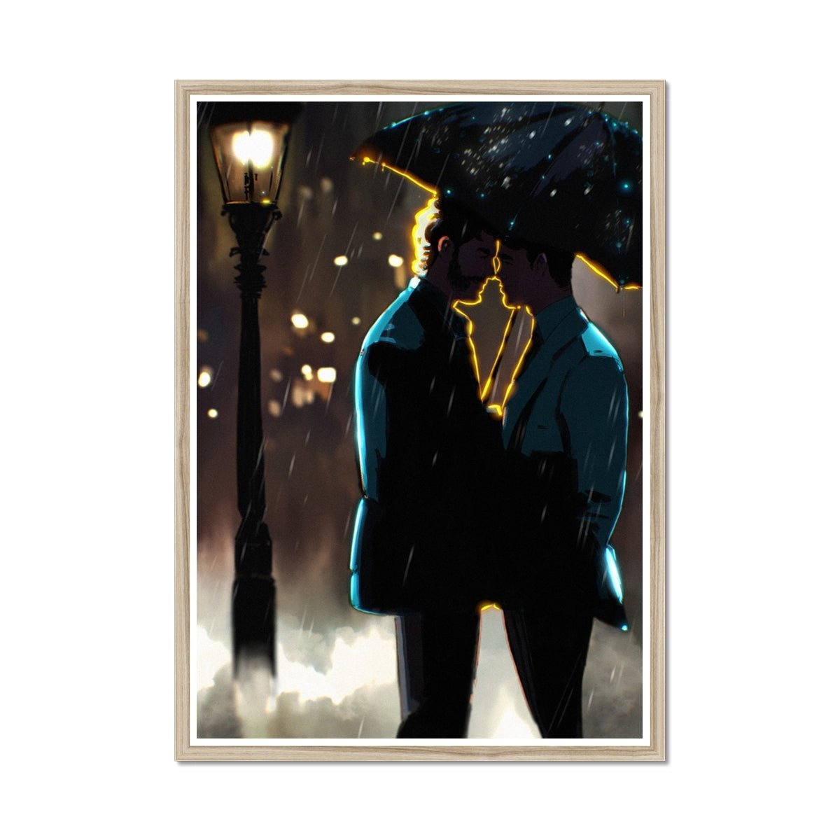 September Rain Framed Print - Ego Rodriguez Shop