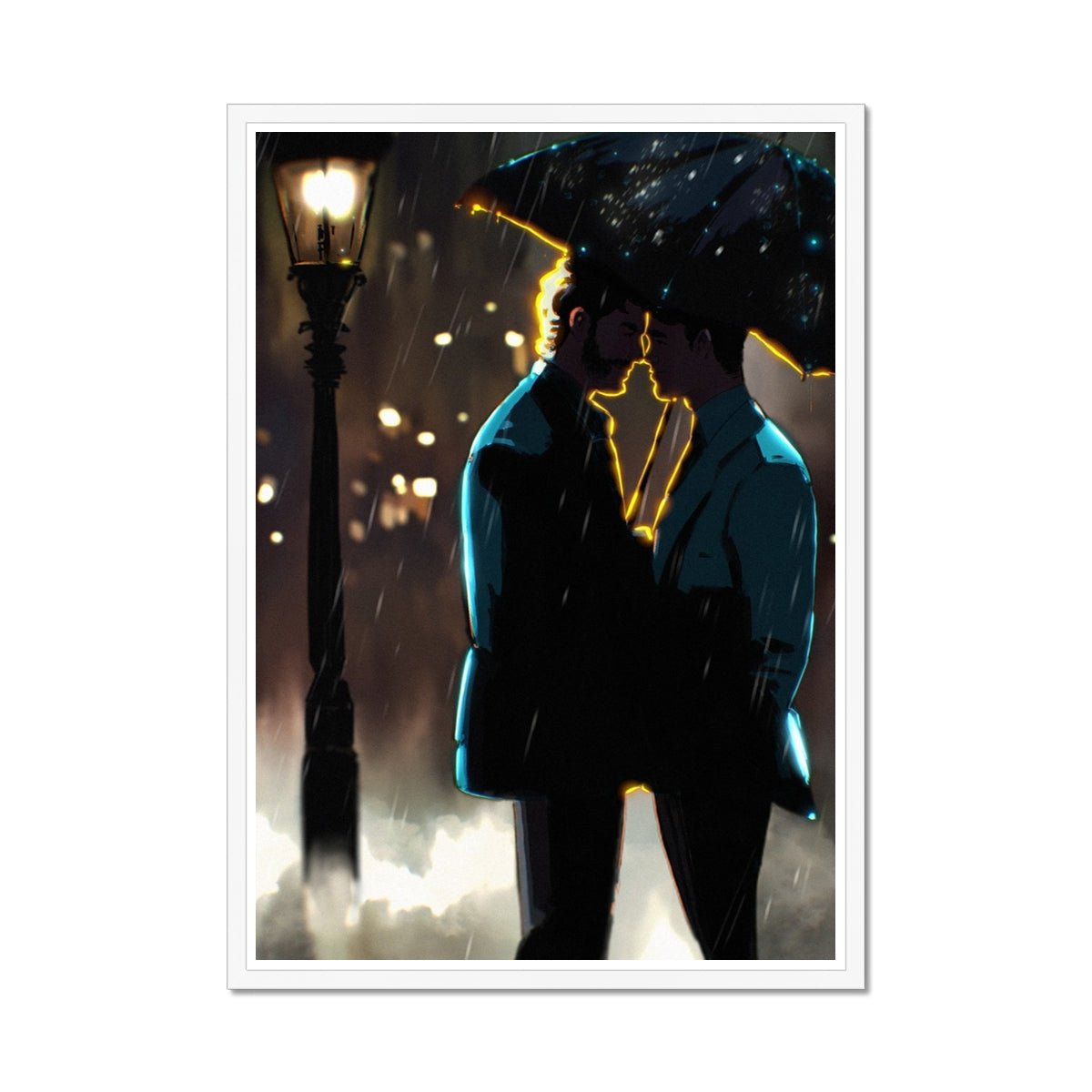 September Rain Framed Print - Ego Rodriguez Shop