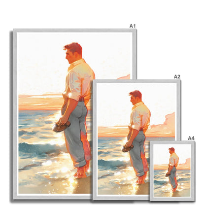 Shore Antique Framed Print - Ego Rodriguez Shop