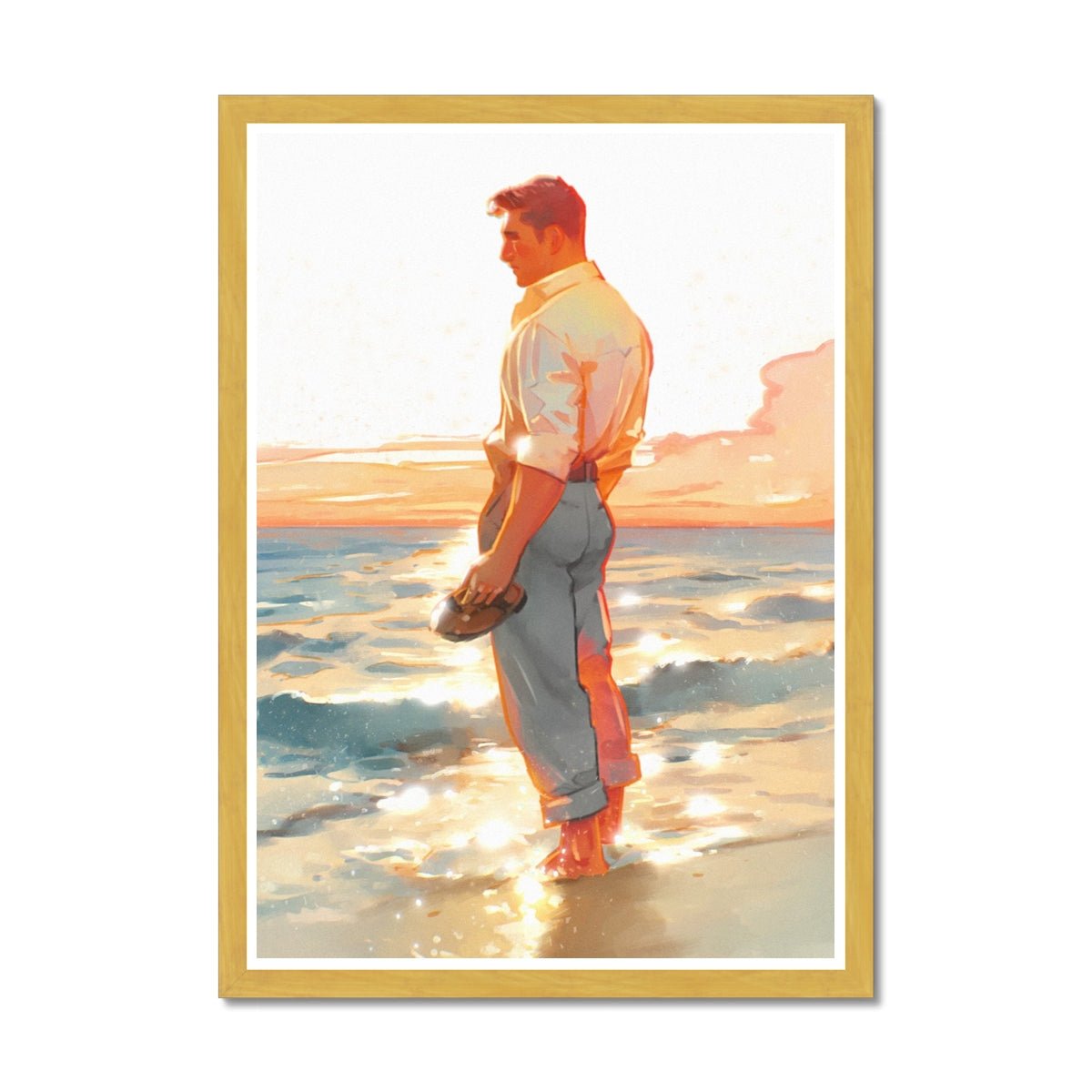 Shore Antique Framed Print - Ego Rodriguez Shop