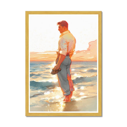 Shore Antique Framed Print - Ego Rodriguez Shop