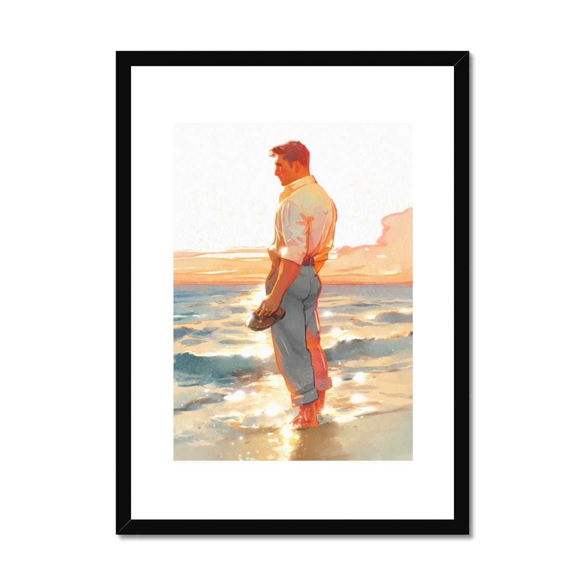 Shore Framed & Mounted Print - Ego Rodriguez Shop