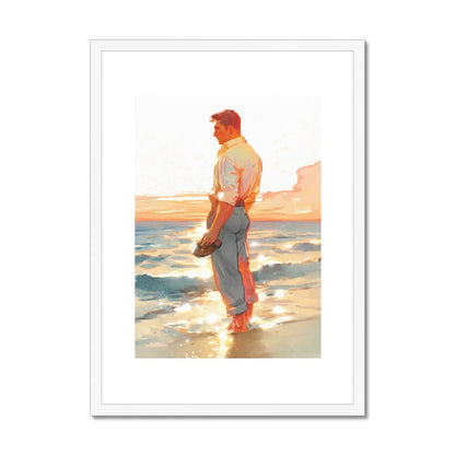 Shore Framed & Mounted Print - Ego Rodriguez Shop