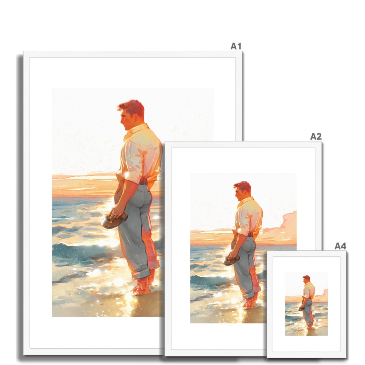 Shore Framed & Mounted Print - Ego Rodriguez Shop