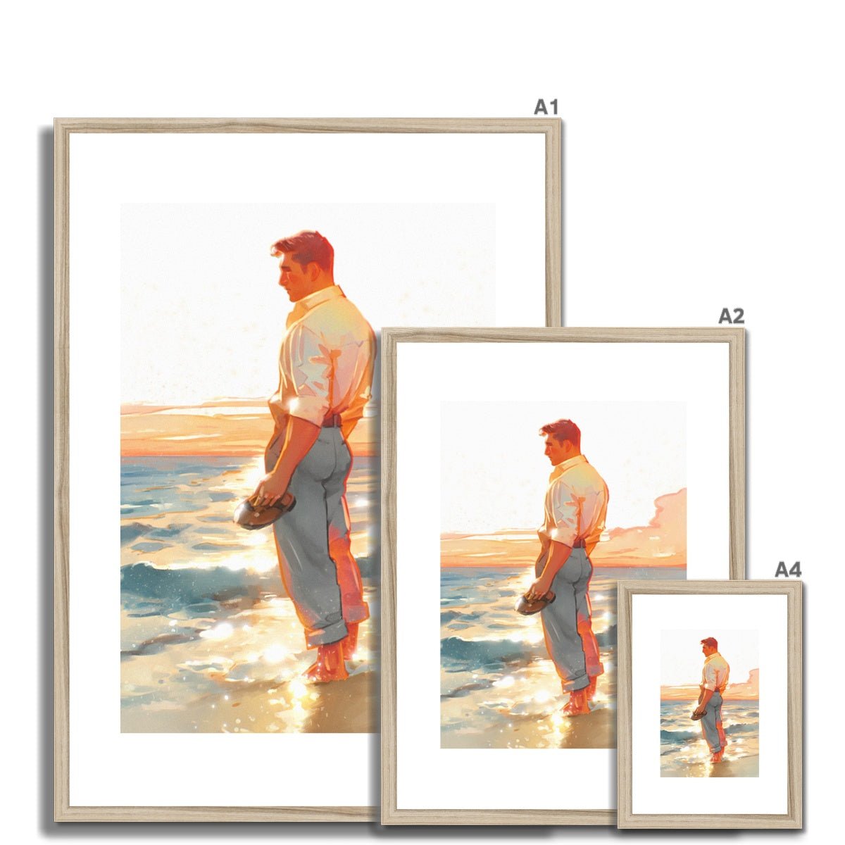 Shore Framed & Mounted Print - Ego Rodriguez Shop