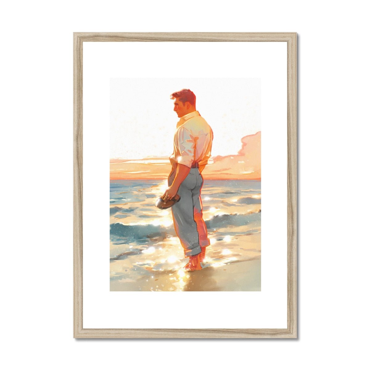 Shore Framed & Mounted Print - Ego Rodriguez Shop