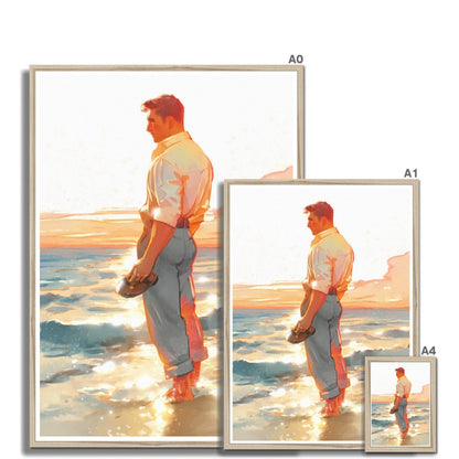 Shore Framed Print - Ego Rodriguez Shop