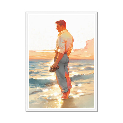 Shore Framed Print - Ego Rodriguez Shop