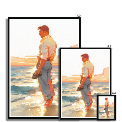 Shore Framed Print - Ego Rodriguez Shop