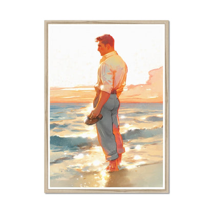 Shore Framed Print - Ego Rodriguez Shop
