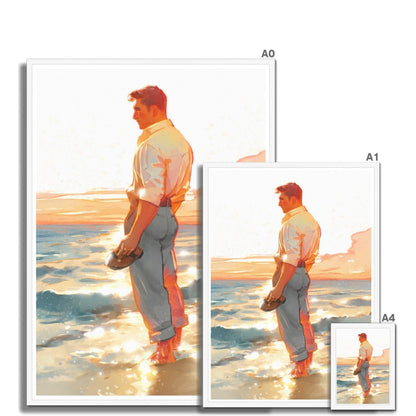 Shore Framed Print - Ego Rodriguez Shop