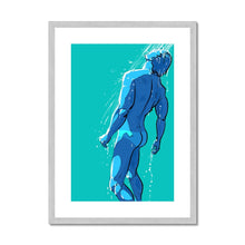 Load image into Gallery viewer, Shower Antique Framed &amp; Mounted Print - Ego Rodriguez Shop
