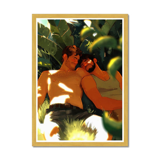 Siesta Antique Framed Print - Ego Rodriguez Shop